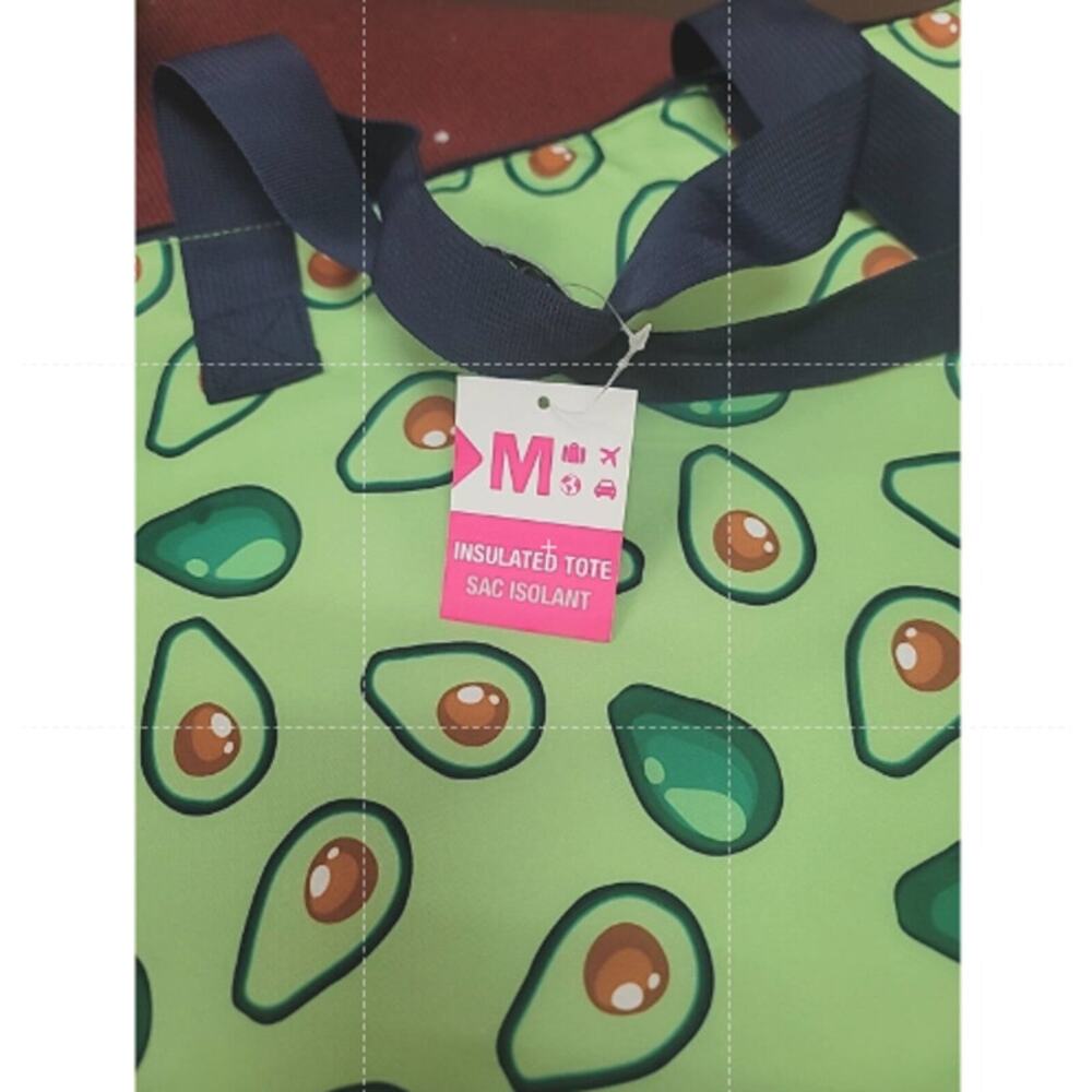 Mytagalong Eco Bag Avocado travel shopping Green Tote 22x17 Collapsible Portable